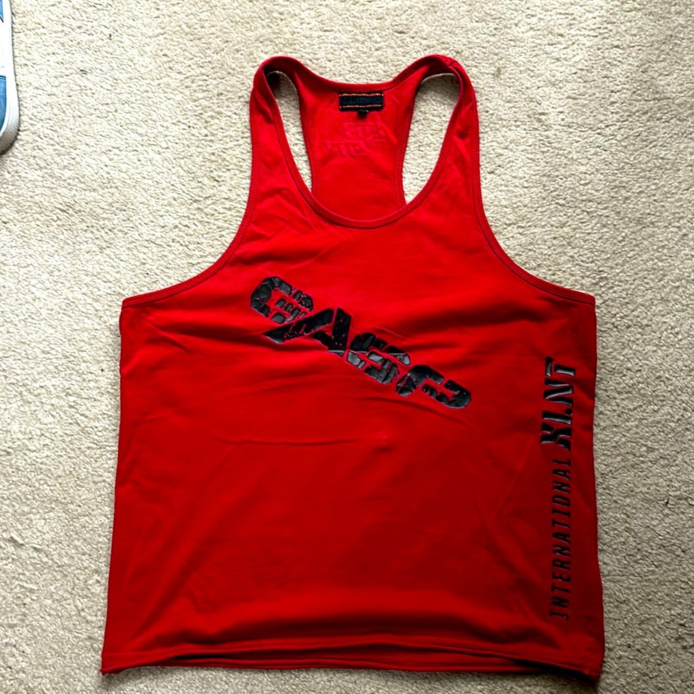 GASP Y back Tank top